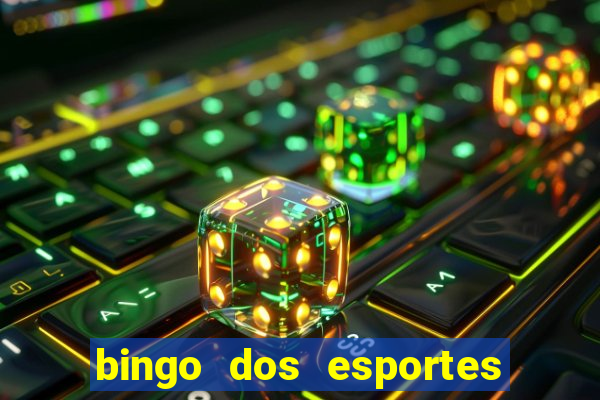 bingo dos esportes para imprimir